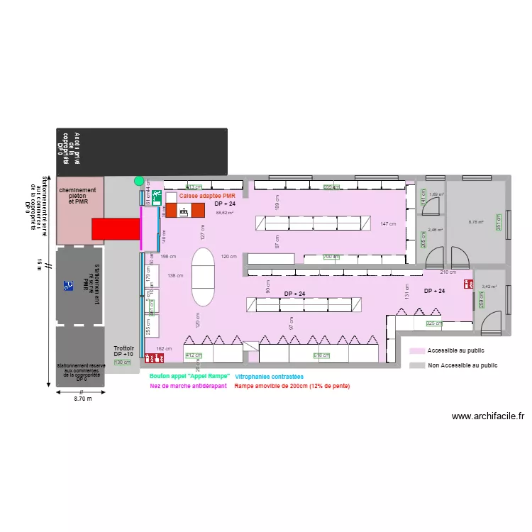 COCCIMARKET APRES TRAVAUX 2. Plan de 