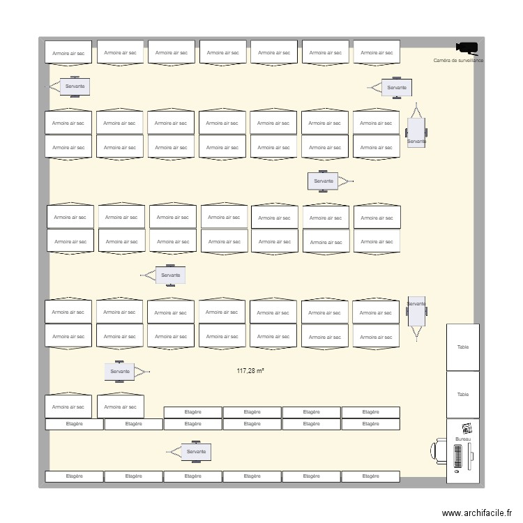 ZONE STOCKAGE COMPOSANT. Plan de 0 pièce et 0 m2