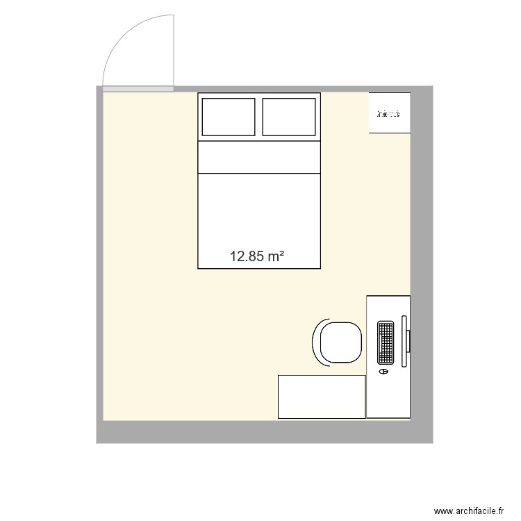 Chambre Paul. Plan de 0 pièce et 0 m2