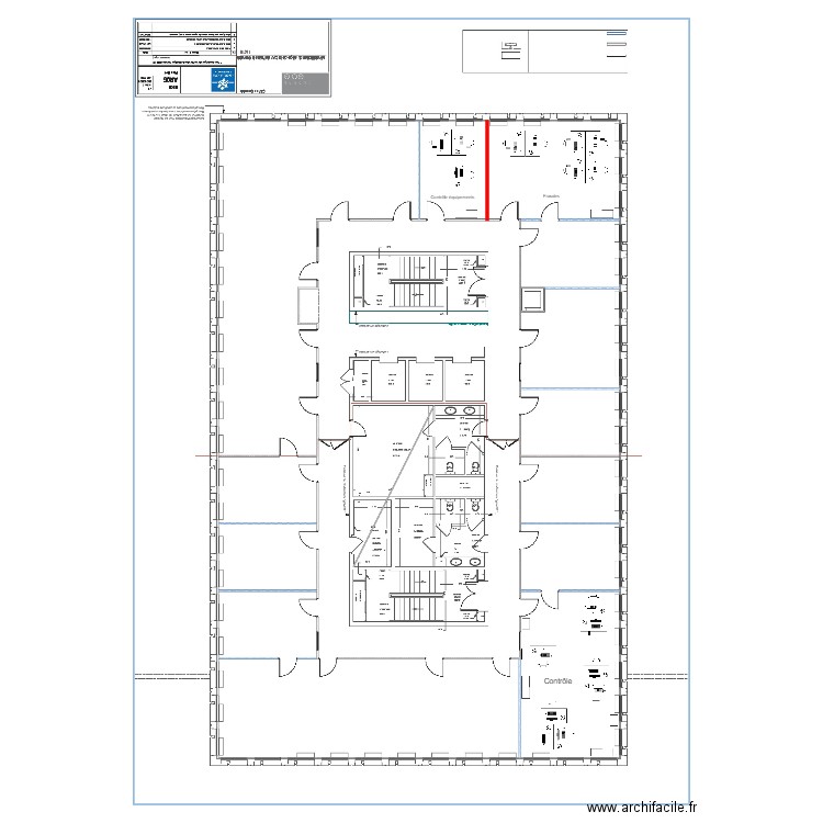 bureau contrôle avant. Plan de 0 pièce et 0 m2