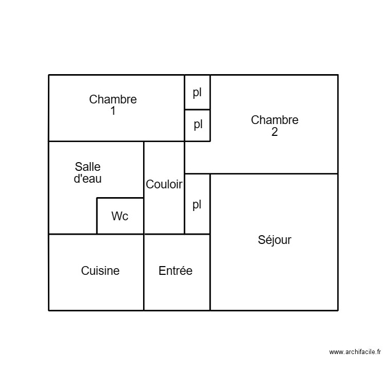 QUIMPER CAJEAN. Plan de 9 pièces et 23 m2