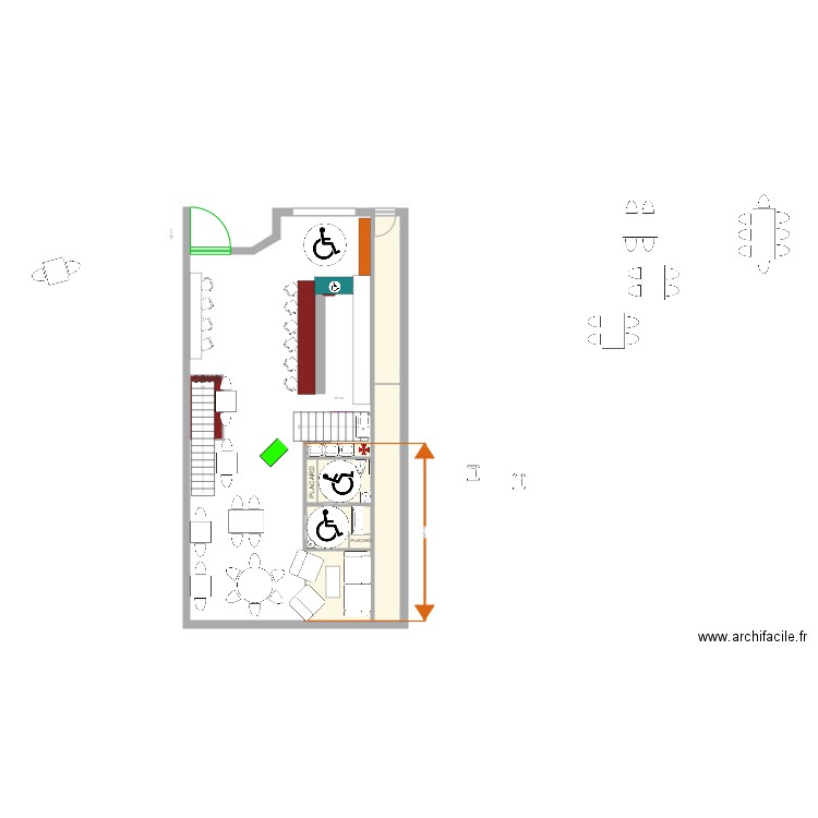 plan V4 Triphasé LOCAL PLONGE v2. Plan de 0 pièce et 0 m2