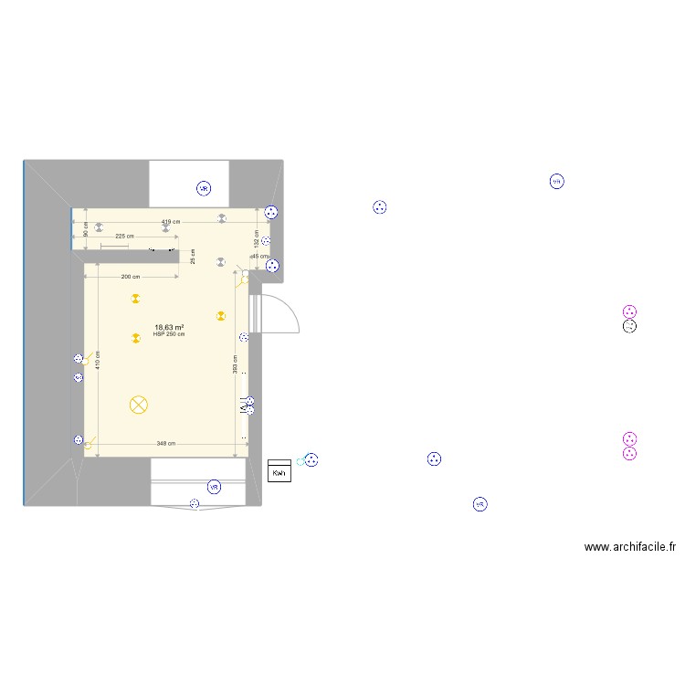 RDC. Plan de 0 pièce et 0 m2