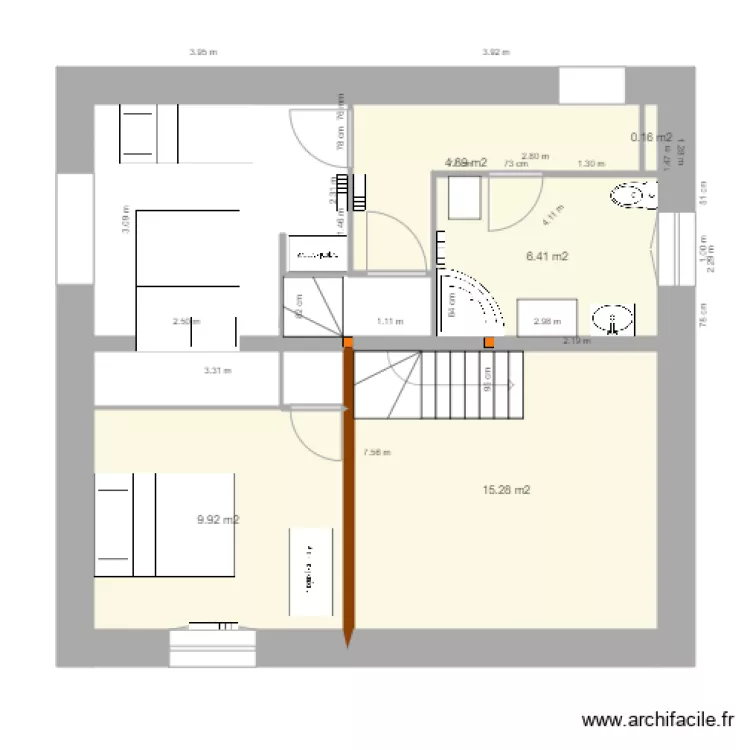 grange V39 du 21 mars . Plan de 