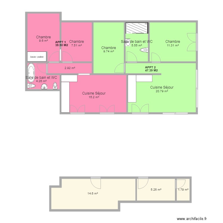 AGAPIT CLAUDE 5bis. Plan de 0 pièce et 0 m2