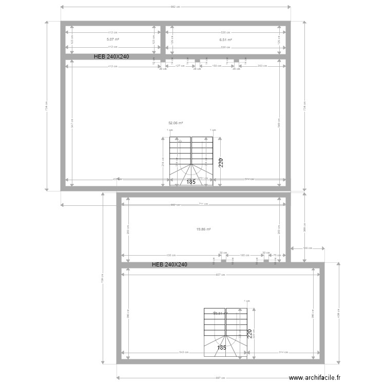 PLANCHER. Plan de 0 pièce et 0 m2