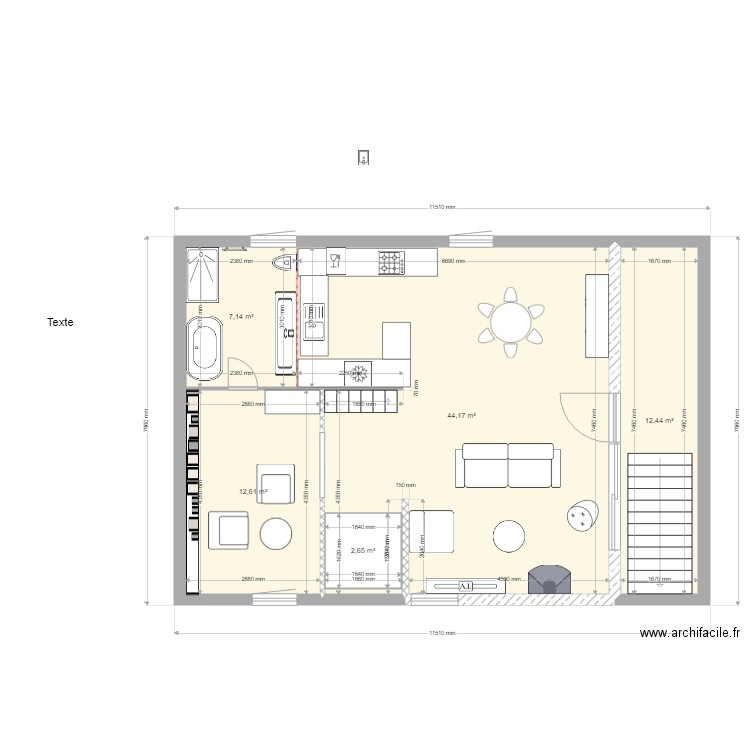 projet 41. Plan de 0 pièce et 0 m2