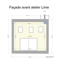 atelier Lime fa&ccedil;ace avant sur jardin