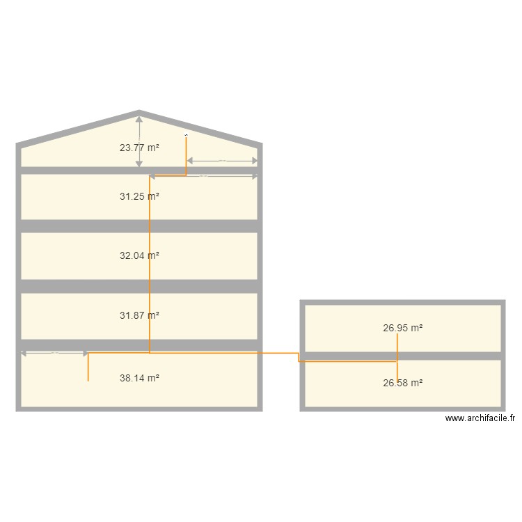 palvezy vertical. Plan de 0 pièce et 0 m2