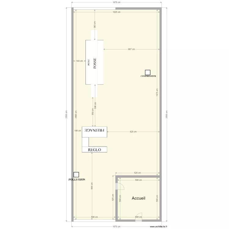 Plan VL parfait. Plan de 