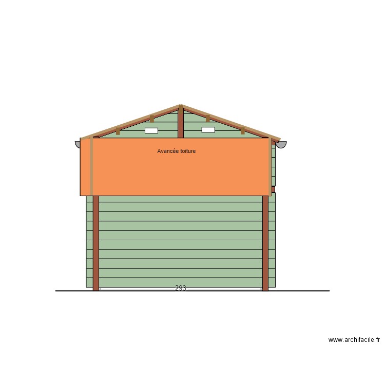 Garage récuper l eau 01. Plan de 0 pièce et 0 m2