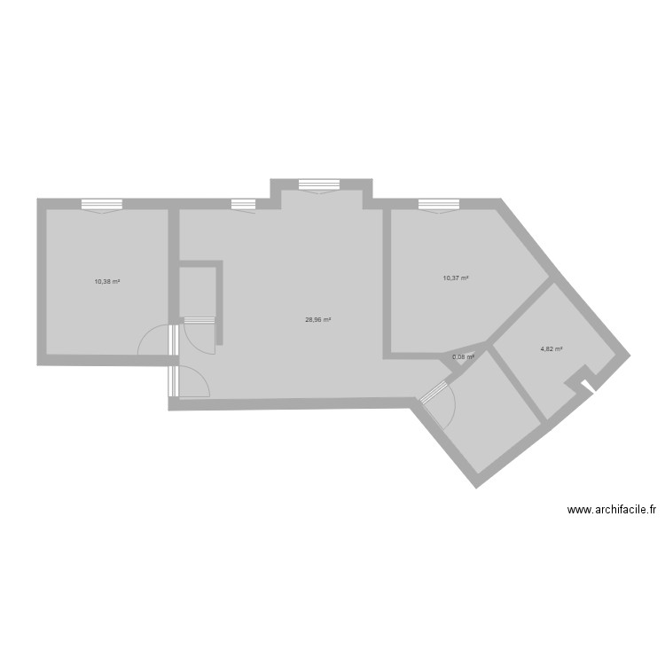 PLAN DELAMS VIDE. Plan de 0 pièce et 0 m2
