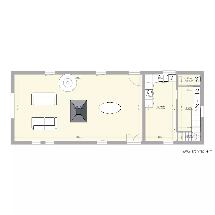 la colombière RDC. Plan de la colombière RDC. Plan de
