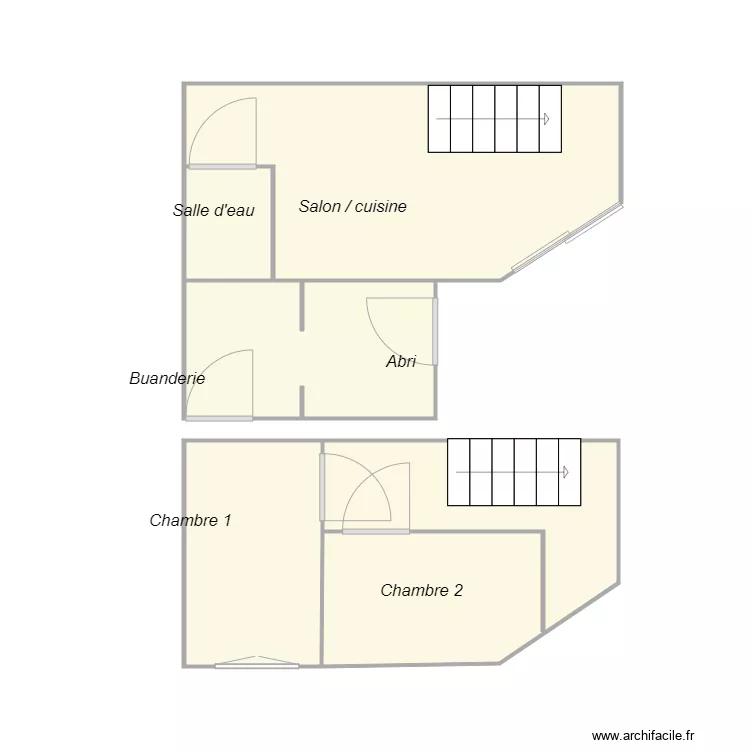 Croquis CHANCELLE. Plan de 