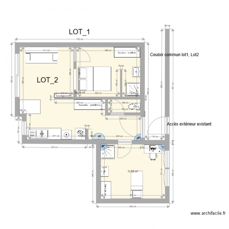 Portet Lot29. Plan de 0 pièce et 0 m2