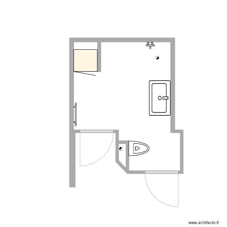 Salle d'eau 17. Plan de 0 pièce et 0 m2