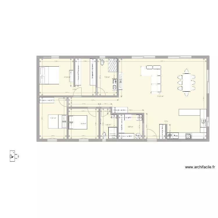 pedinielli 4.&egrave;. Plan de 