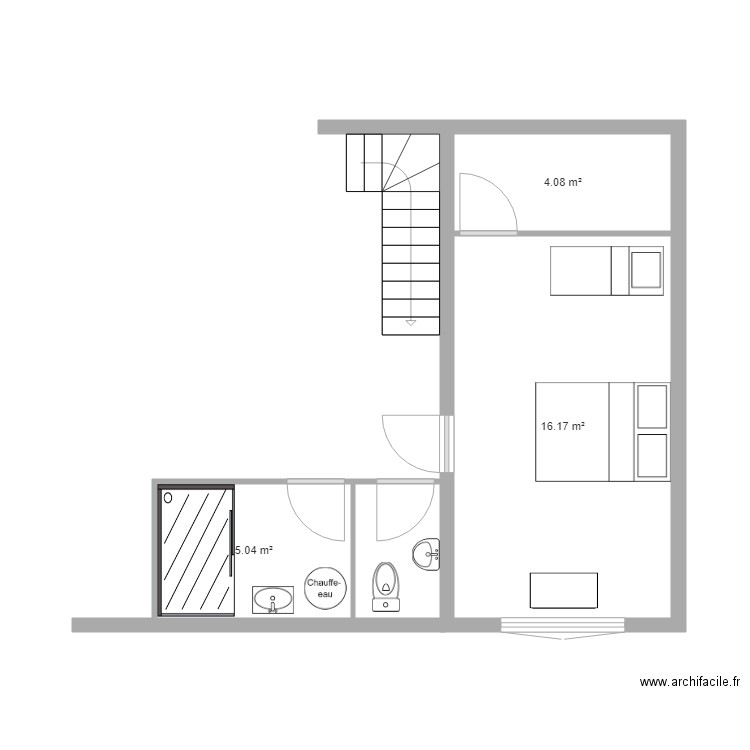 Chambre Vieurals. Plan de 0 pièce et 0 m2