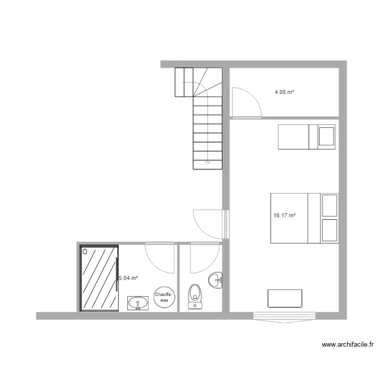 Chambre Vieurals. Plan de 