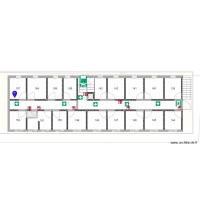 Plan évacuation rocade Chambre 157