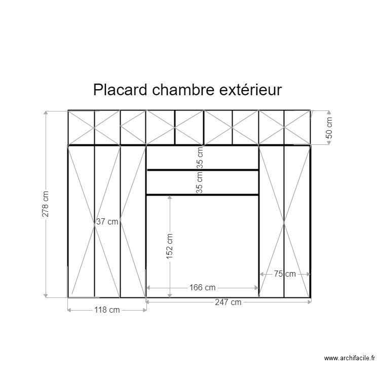 placard chambre alistair extérieur. Plan de 0 pièce et 0 m2