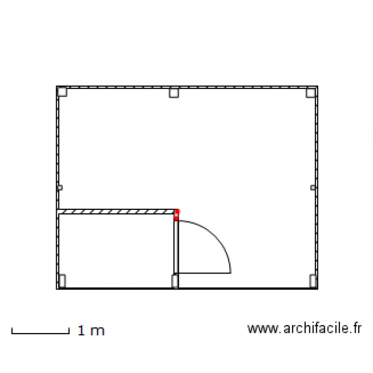 Poulailler. Plan de 0 pièce et 0 m2