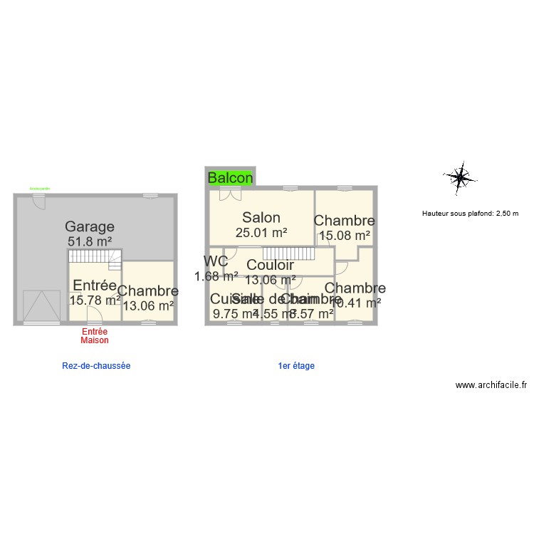 DECAESTECKER  jean marie. Plan de 0 pièce et 0 m2