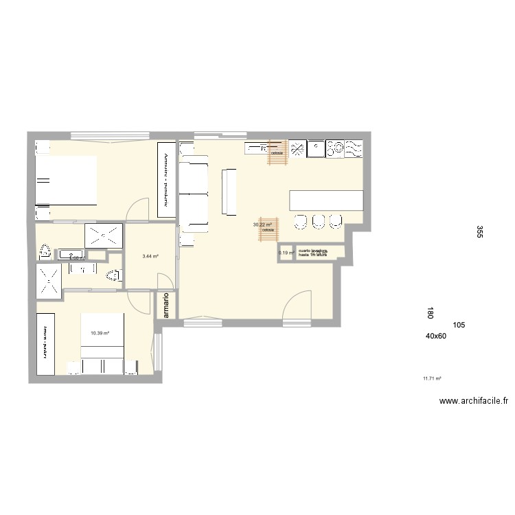 claudio Coello salone 7. Plan de 0 pièce et 0 m2