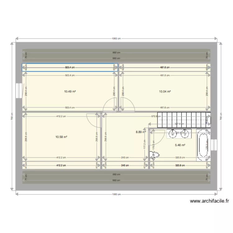 PLAN BOSQUAIN etage V1. Plan de PLAN BOSQUAIN etage V1. Plan de