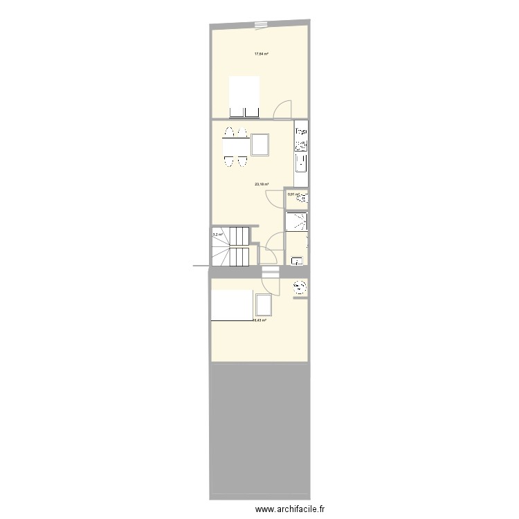 PIECK M. Plan de 25 pièces et 246 m2