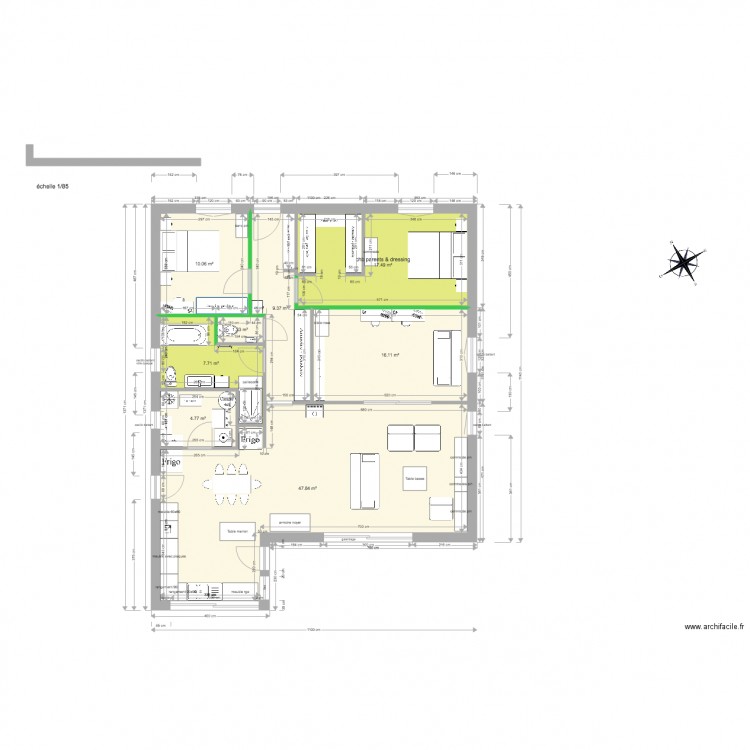 maison finale dimensions ext . Plan de 0 pièce et 0 m2