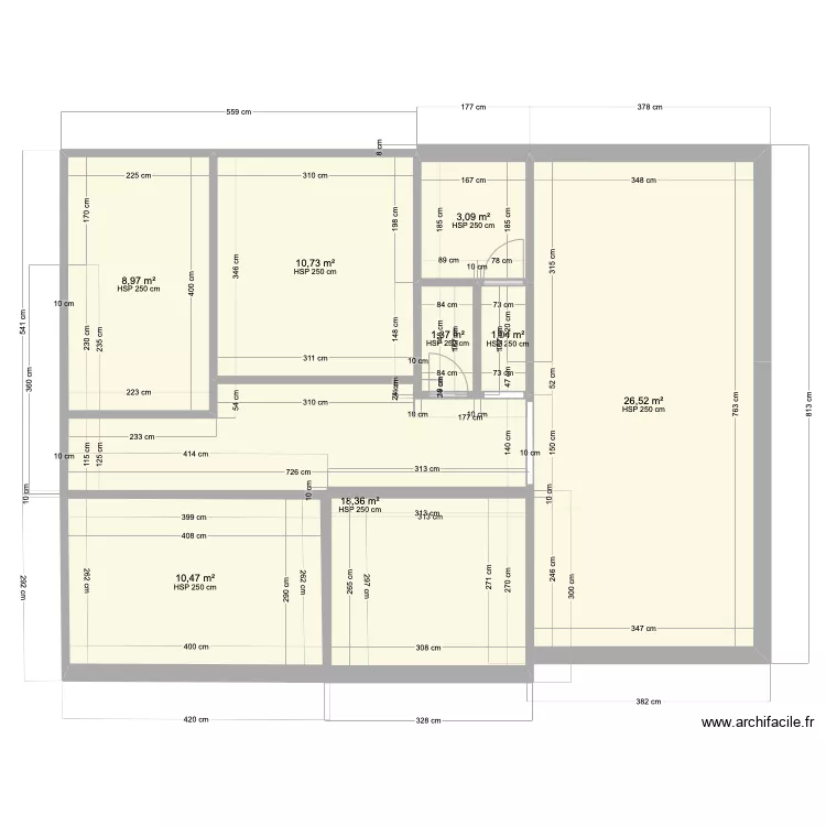 plan de la maison . Plan de 
