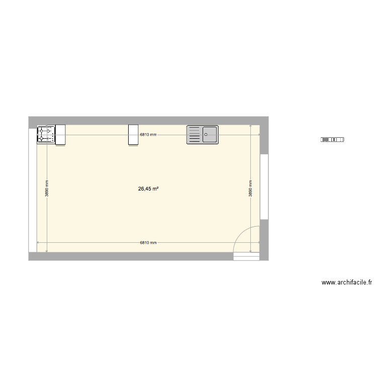 c1m. Plan de 0 pièce et 0 m2