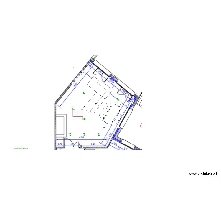 salon. Plan de 0 pièce et 0 m2