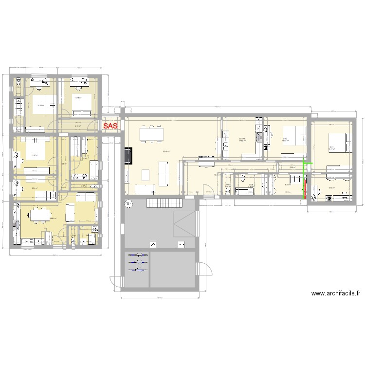 maison 4 ch appart   ch enfant. Plan de 0 pièce et 0 m2