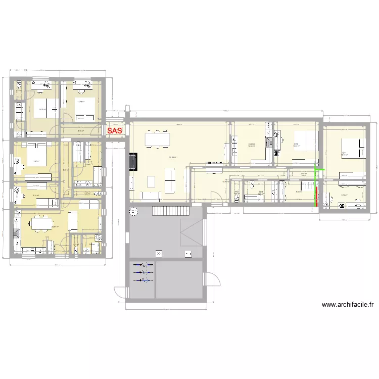 maison 4 ch appart ch enfant. Plan de maison 4 ch appart ch enfant. Plan de