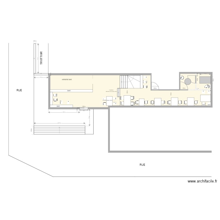 LA SANA RDC. Plan de 0 pièce et 0 m2