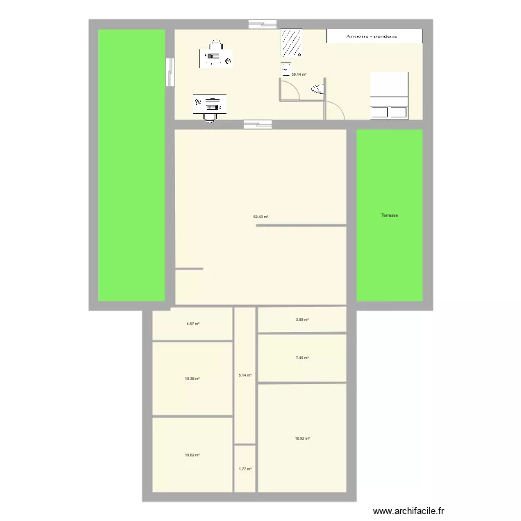 Chez nous 2. Plan de 