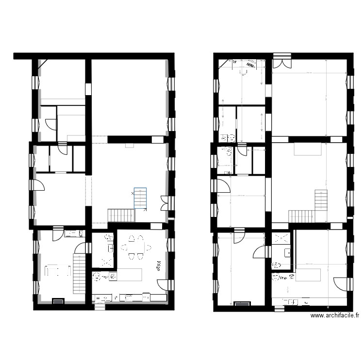 Casa del Parroco version 5. Plan de 0 pièce et 0 m2