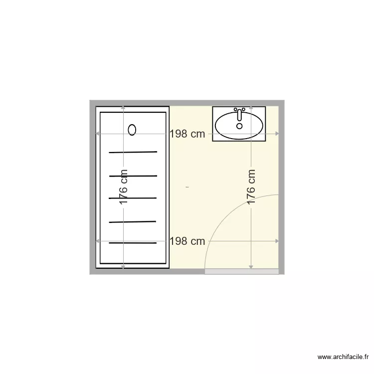 BRICHE ALOBERT . Plan de 