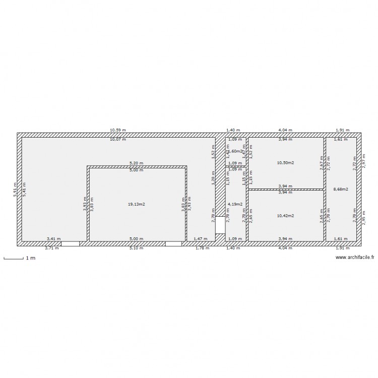 plan actuel bilais etage. Plan de 0 pièce et 0 m2
