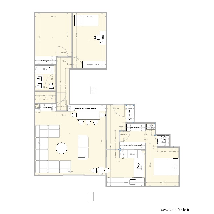 appartement V2. Plan de 0 pièce et 0 m2