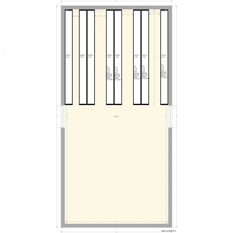 Batîment 2 Auvonne. Plan de 0 pièce et 0 m2