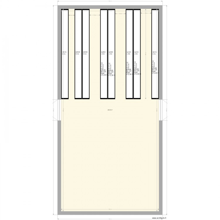 Batîment 2 Auvonne. Plan de 0 pièce et 0 m2