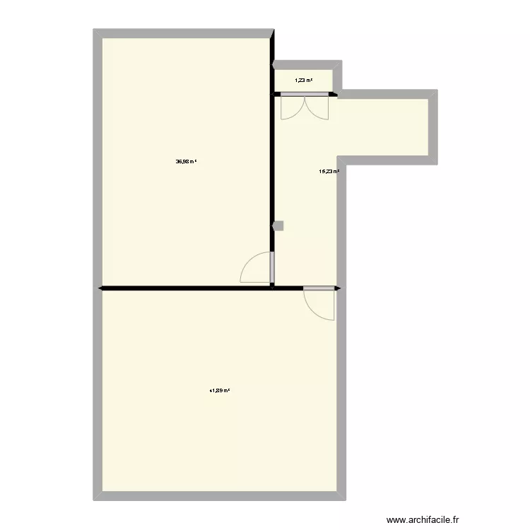 petite salle isart. Plan de 