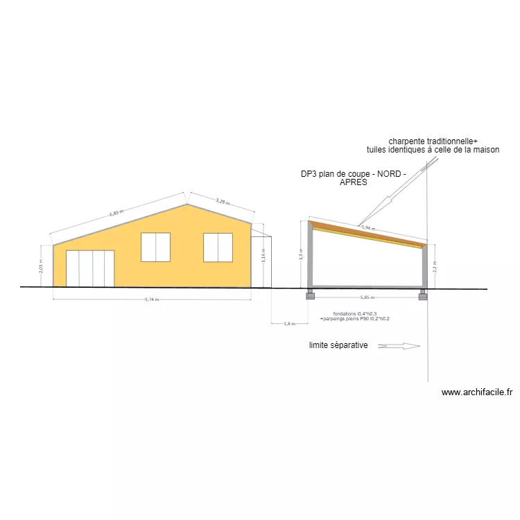 DP3 NORD APRES refus. Plan de 