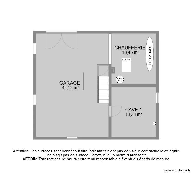BI 7578 SOUS SOL. Plan de 