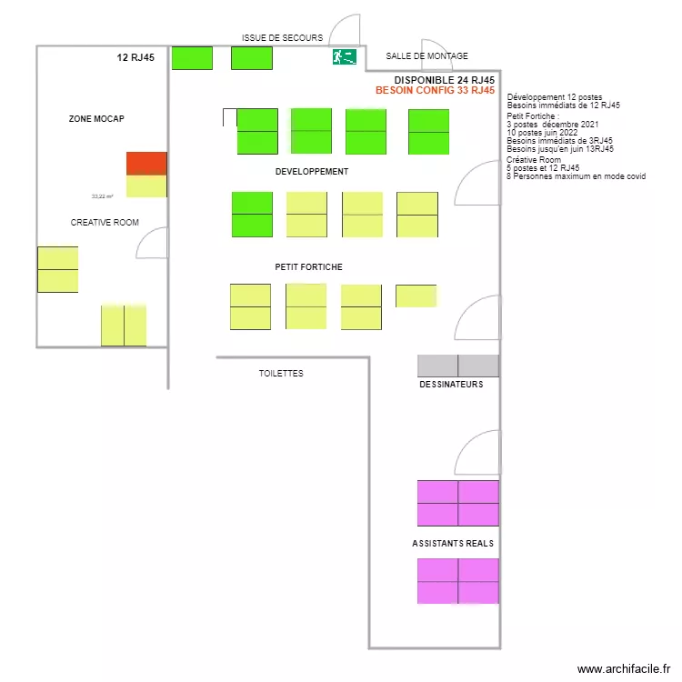 Futur espace Petit Fortiche Dev propo 2. Plan de 