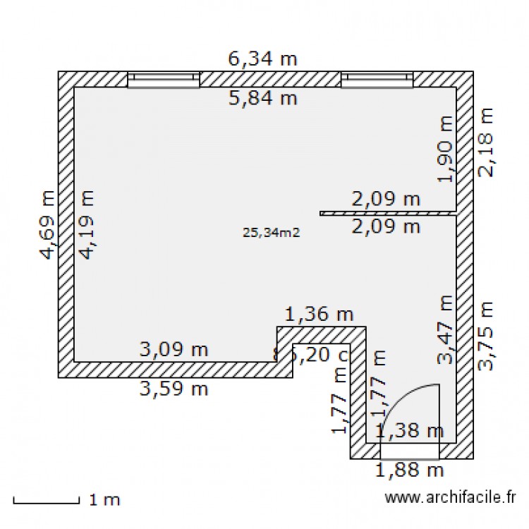 Dudypart RDC. Plan de 0 pièce et 0 m2