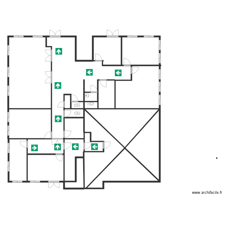 R0 SR. Plan de 0 pièce et 0 m2